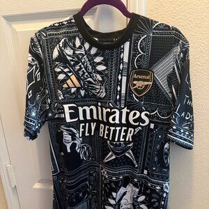 Adidas Arsenal FC 23/24 Pre-Match Special 2 Shirt ("Wrighty" style) Mens Size L